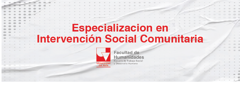 Especialización en Intervención Social Comunitaria